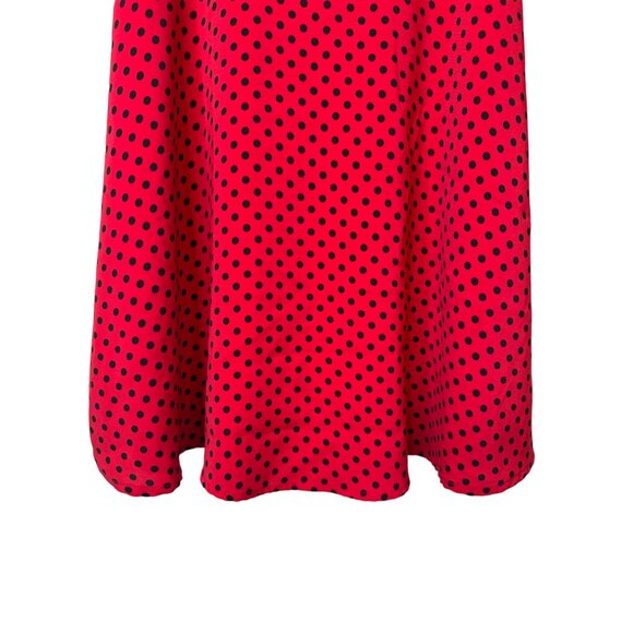 2/$30 ZARA XS Red & Black Polka Dot Mini Dress - Picture 10 of 14